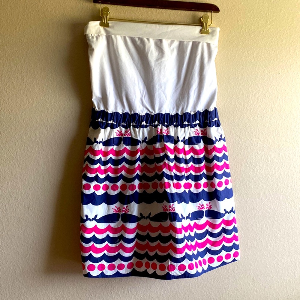 Lilly Pulitzer Esmeralda dress size M in whales tails